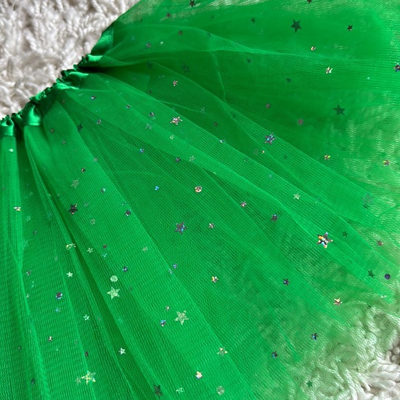 Green Tutu Skirt Star Gurl Size Small - Picture 7 of 11